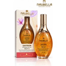 Naubella Saffron Oil 15 In 1 Değerli Yağ Içerikli Saç Vücut ve Yüz Bakım Yağı 120 ml