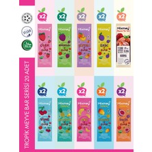 Mixmey Tropik Meyve Bar Serisi 20 Adet | Sağlıklı Atıştırmalıklar – Vegan, Glutensiz (20GR X 20 ADET)