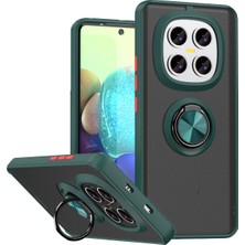 Umut Tekno Uryport Xiaomi Redmi Note 15 Pro 5g Montreal Yüzüklü Silikon Kapak - Yeşil