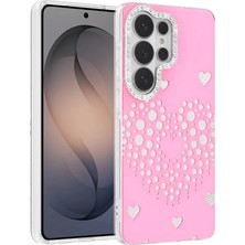 Zore Galaxy S26 Ultra Kılıf Damla Taşlı Teqsma Rivas Sert Pc Kapak