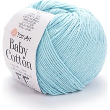 Yarnart Baby Cotton Turkuaz El Örgü Ipi 446