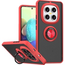 Umut Tekno Uryport Xiaomi Redmi Note 15 4g Montreal Yüzüklü Silikon Kapak - Kırmızı