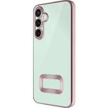 Zore Galaxy S24 Fe Kılıf Kamera Korumalı Logo Gösteren Teqsma Omega Kapak