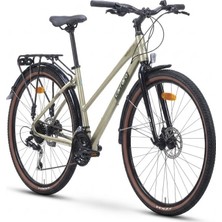 Carraro Sportive 725 Hd Fren 16 Vites 27,5 Jant Şehir Bisikleti Lime Yeşil Beyaz 48 Kadro