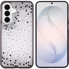 Zore Galaxy S26 Kılıf Airbag Tasarımlı Damla Taşlı Şeffaf Teqsma Pera Silikon Kapak