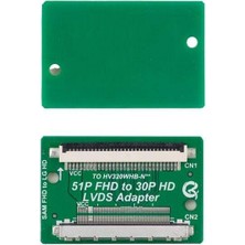 Zibox Lcd Panel Flexi Repair Kart 51p Fhd To 30p Hd Lvds To Fpc Sam Fhd To Lg Hd QK0807B
