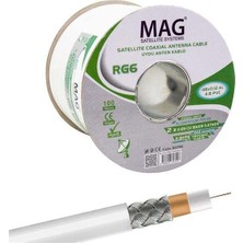 Mag RG59 Fa Mini Dual Bitişik Kablo 100 Metre