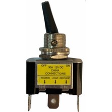 IC-151B Işıklı 12 Volt Dc 30 Amper On-Off Toggle Switch (Seri 1)
