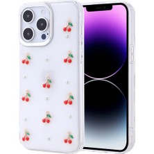 Zore iPhone 14 Pro Max Kılıf Airbag Tasarımlı Simli Şeffaf Teqsma Kutup Kapak