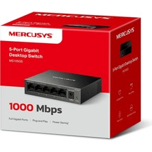TP-Link Mercusy 5port Gigabit Yönetilemez Switch MS105GS