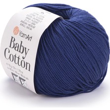 Yarnart Baby Cotton Lacivert El Örgü Ipi 459