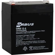 Orbus ORB12-5 12 Volt 5 Amper Kuru Akü (90X70X101 Mm)