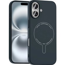 Zore iPhone 17 Kılıf M-Safe Şarj Özellikli Kamera Korumalı Teqsma Elio Sert Pc Kapak