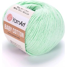 Yarnart Baby Cotton Açık Su Yeşili El Örgü Ipi 435