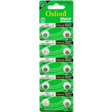 Oxford Ag1 LR621 Alkalin 10'lu Saat Pili