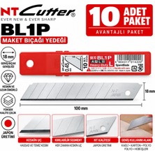 Nt Cutter Bl-1p-10 18mm Geniş Maket Bıçağı Yedeği