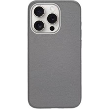 Zore iPhone 15 Pro Kılıf Magsafe Şarj Özellikli Pu Deri Teqsma Adora Kapak