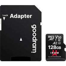 Goodram 128GB Irdm IR-M2AA-1280R12 U3 A2 170MB/S Micro Sd Hafıza Kartı