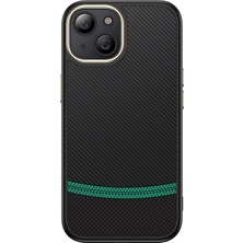 Zore iPhone 14 Kılıf M-Safe Şarj Özellikli Karbon Fiber Görünümlü Teqsma Antina Kapak