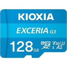 Kioxia 128GB Mıcro Sdxc G3 U1 V30 A2 4K 160/50 LMEX3L128GG2