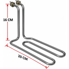 20 x 16 cm Rezistans – Uyumlu Isıtıcı Rezistans