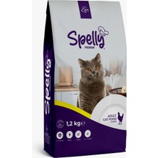 Spelly Yetişkin Tavuklu Kuru Kedi Maması 1,2 kg