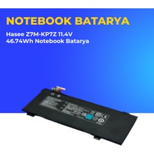 Ümit Maker Hasee Z7M-KP7Z 11.4V 46.74WH Notebook Batarya