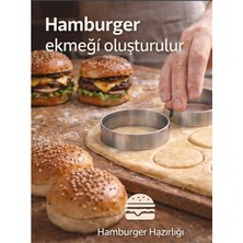 Owersea Paslanmaz Çelik Yuvarlak Hamur Kesici Seti, Kurabiye Kalıbı, Pankek ve Yumurta Halkası