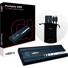 Addlink Addlınk 1tb AD1TBP21B2K 2000-1950MB/S Typec SSD Harici Disk