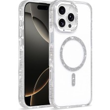 Zore iPhone 16 Pro Max Kılıf M-Safe Şarj Özellikli Teqsma Tera Silikon Kapak