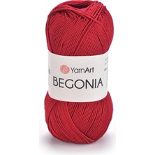 Yarnart Begonia Koyu Kırmızı El Örgü Ipi 5020