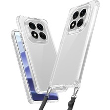 Zore Redmi Note 14 Pro 5g Kılıf Airbagli Takılabilir Askı Aparatlı Teqsma Snap Silikon Kapak