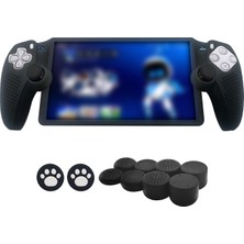 Ayrex Silikon Koruyucu Kapak ve Çubuk Kapaklar, Playstation Portal, Kaymaz Koruyucu Kılıf ve Ps P