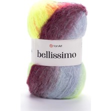 Yarnart Bellissimo Mohair Renkli El Örgü Ipi 1406