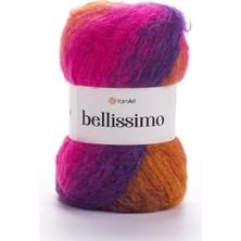 Yarnart Bellissimo Mohair Renkli El Örgü Ipi 1415