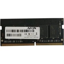 Afox 16GB Ddr4 2666MHZ CL19 Notebook Ram / Value AFSD416FS1P