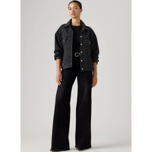 Levi's 728 Wıde Leg Worn Mıdnıght Kadın Siyah Jean Kot Pantolon 0039B-0035