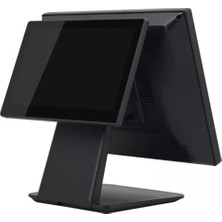Quatronic Quatronıc 15" Dokunmatil (Iki Ekranlı) P155-D Core I5 5.nesil 5300U - 16GB Ram - 256 GB SSD Fdos Pos Pc