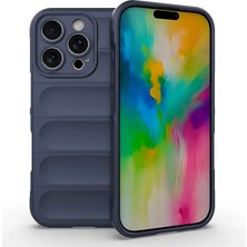 Zore iPhone 16 Pro Kılıf Esnek Tpu Oyuklu Arka Yüzey Tasarımlı Teqsma Etnik Silikon Kapak