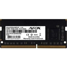 Afox 16GB Ddr4 3200MHZ CL22 Notebook Bellek / Value AFSD416PS1P