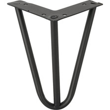 Belirtilmemiş Tel Ayak 12 cm Siyah (2 ADET)