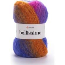 Yarnart Bellissimo Mohair Renkli El Örgü Ipi 1421
