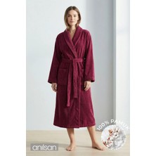 Anılsan Şalyaka Bornoz Beyaz %100 Pamuk Unisex Spa Için Ideal Kadın/Erkek