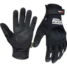 Ayrex Forte Gt 07 Su Geçirmez Reflektif Softshel Motosiklet Eldiveni Siyah L Beden