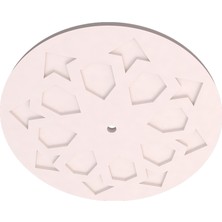 Motifpiyer Hazır Lamba Tavan Paneli Matris Serisi Modern Lamba-Avize Tavan Göbeği/Radius-2 Adet