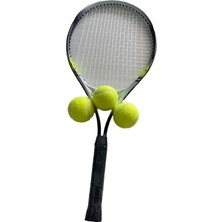 Ayrex Yetişkin Kort Tenis Raketi Seti Başlangıç Seviye Tenis Raketi Seti + Taşıma Çantası Ye