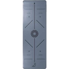 Ayrex Focus Serisi Sis Mavisi 4.1 mm Doğal Kauçuk Kaydırmaz Yoga Matı