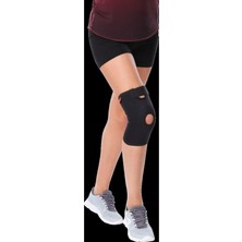 Ayrex Patella Ligament Destekli Dizlik, Unisex, Siyah, Tek Ebat
