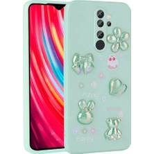 Zore Redmi Note 8 Pro Kılıf Kabartma Figürlü Parlak Teqsma Toys Silikon Kapak