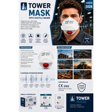 Tower Mask Ffp2 Ventilli Maskesi Maskesi